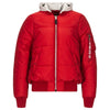 Alpha Industries Men's Commander Red MA-1 Natus Quilted Flight Jacket
