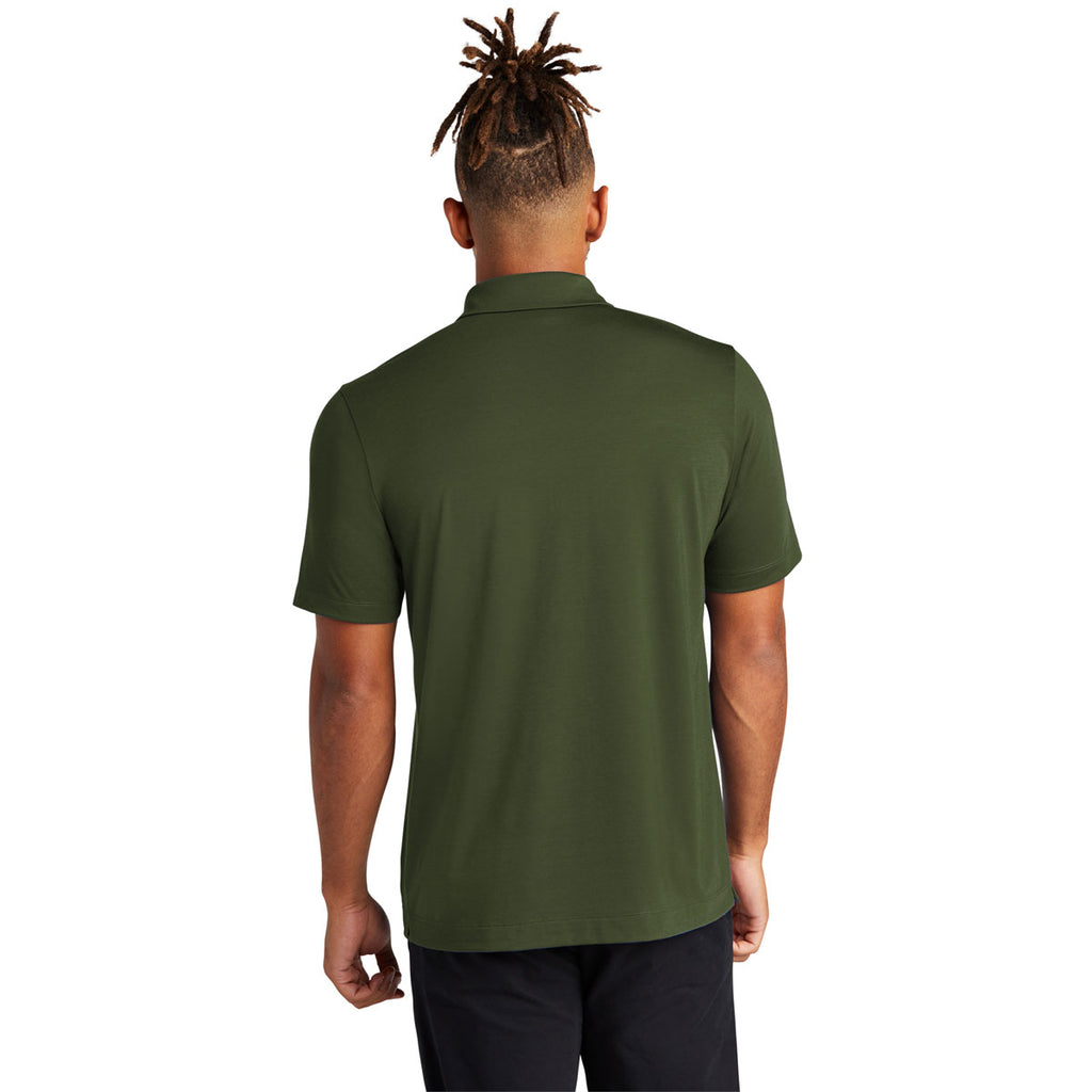 Mercer+Mettle Men's Townsend Green Stretch Jersey Polo