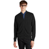 Mercer+Mettle Men's Deep Black Double-Knit Bomber