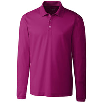 Clique Men's Gala Pink Long Sleeve Spin Pique Polo