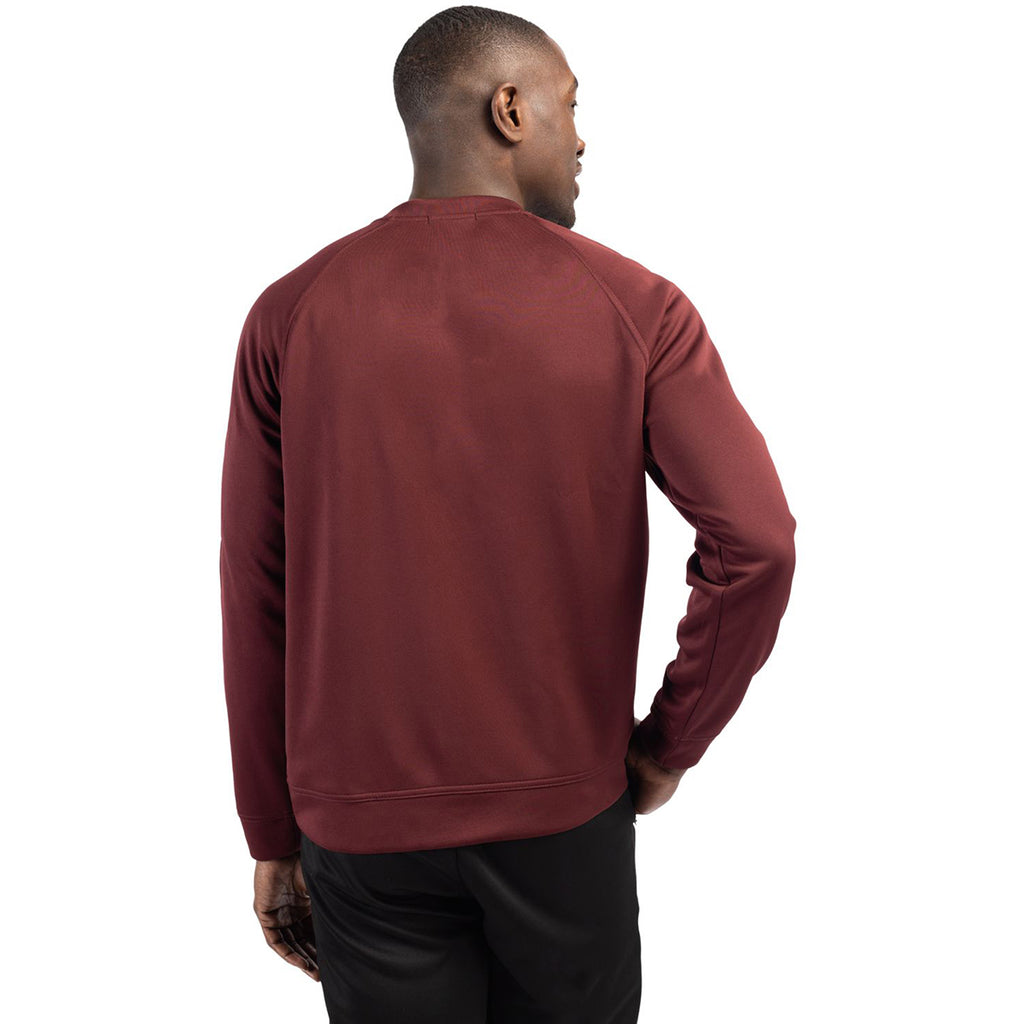 Clique Unisex Burgundy Lift Eco Performance Crewneck Sweatshirt