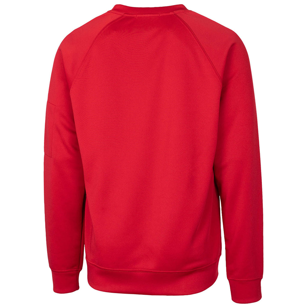 Clique Unisex Red Lift Eco Performance Crewneck Sweatshirt