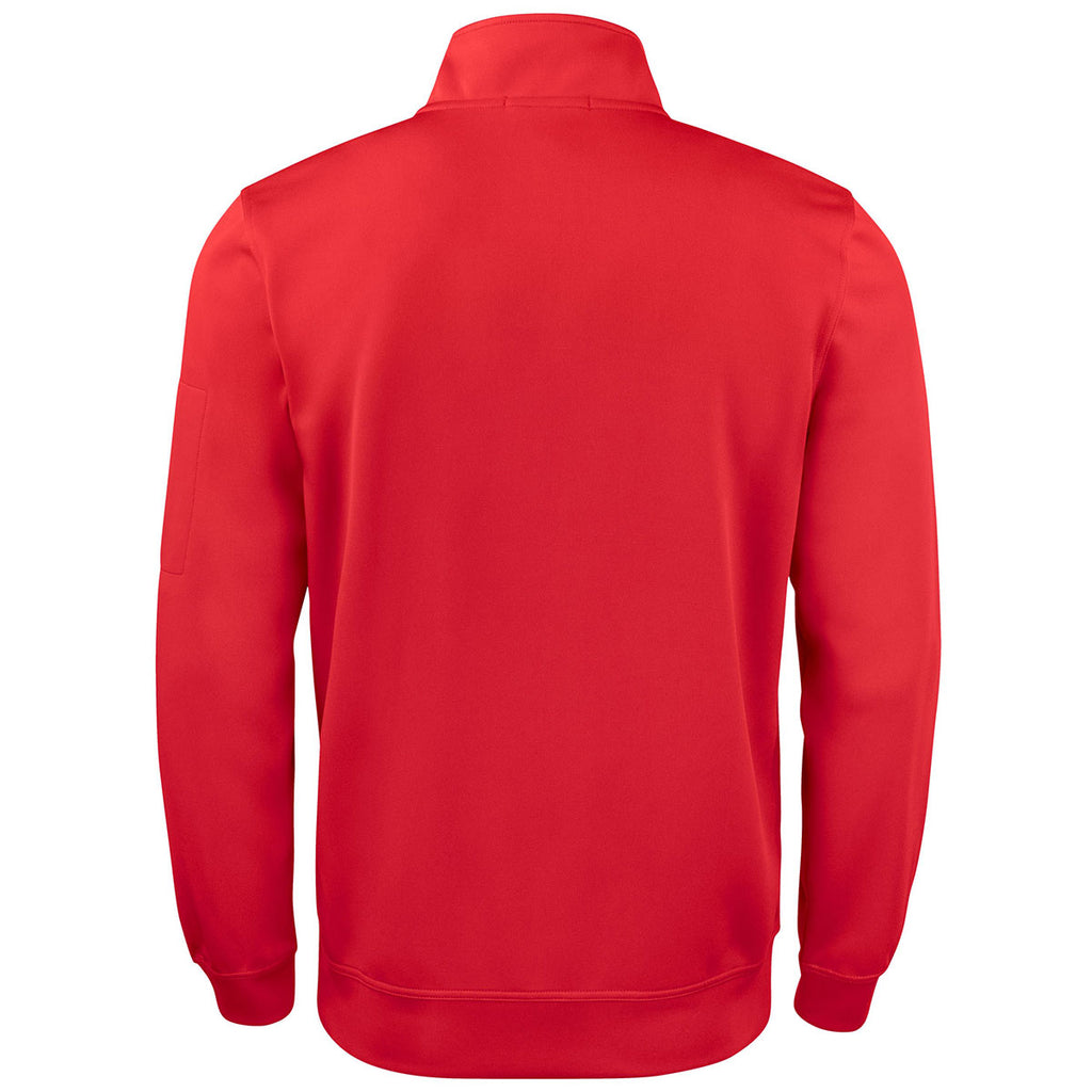 Clique Men's Red Lift Performance Quarter Zip