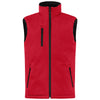 Clique Men's Red Equinox Insulated Softshell Vest