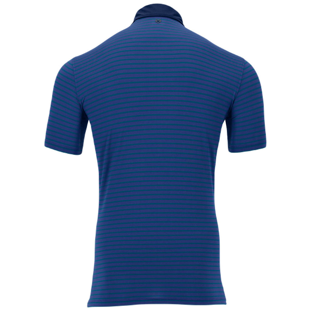 Greyson Men's Sea Turtle Blue Natchez Polo