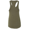 Next Level Women's Military Green Ideal Racerback Tank