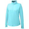 Nautica Women's Sea Mist Saltwater Quarter-Zip Pullover