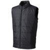 Nautica Men's Black/Black Heather Harbor Puffer Vest