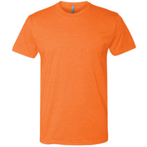 Next Level Men's Orange Premium Fitted CVC Crew Tee