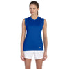 New Balance Women's Royal Ndurance Athletic V-Neck Workout T-Shirt