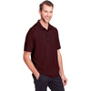 North End Men's Burgundy Jaq Snap-Up Stretch Performance Polo