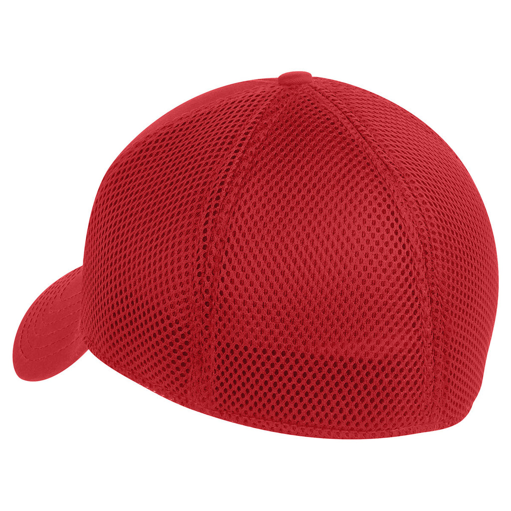 New Era Scarlet Red Stretch Mesh Cap