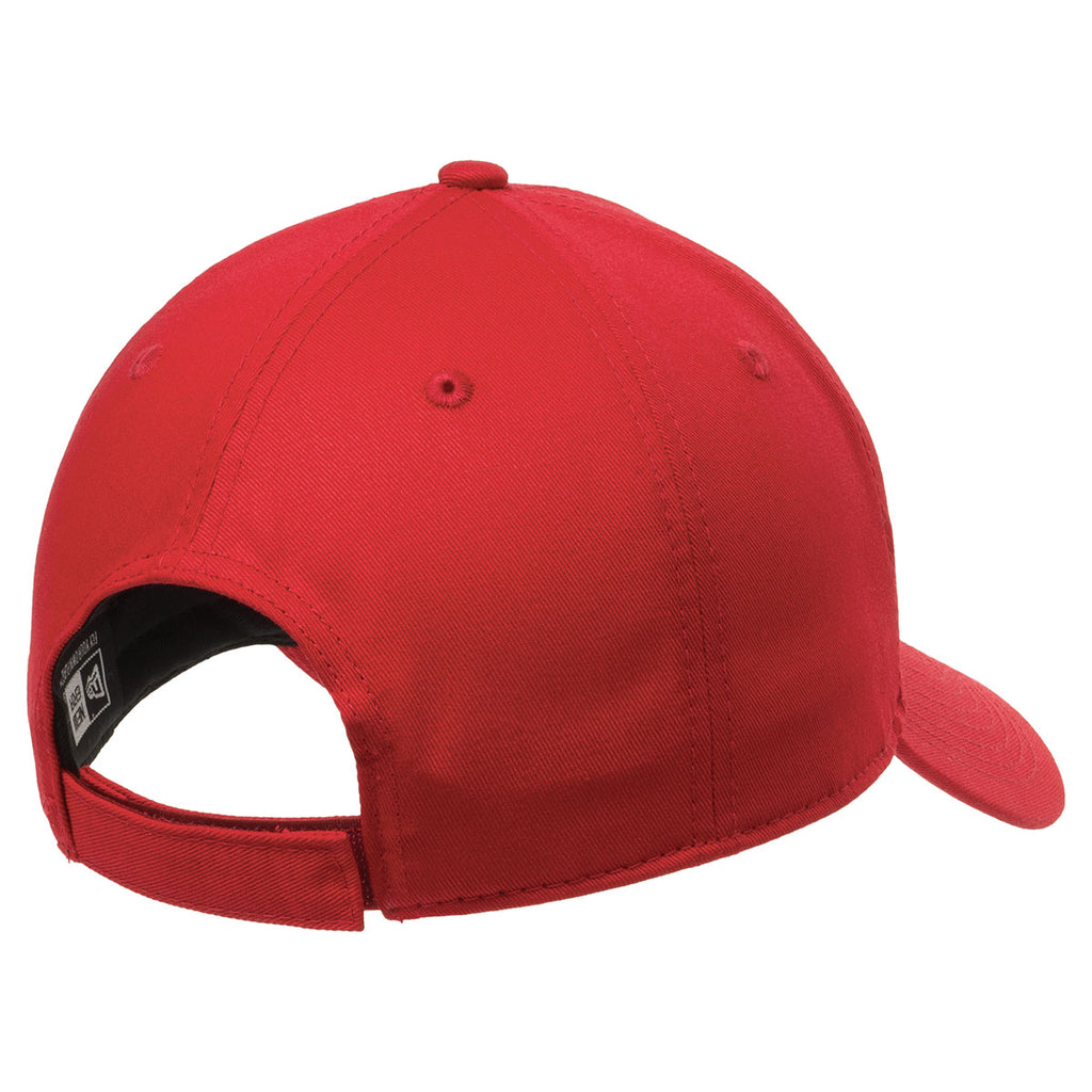 New Era Scarlet Red Adjustable Structured Cap