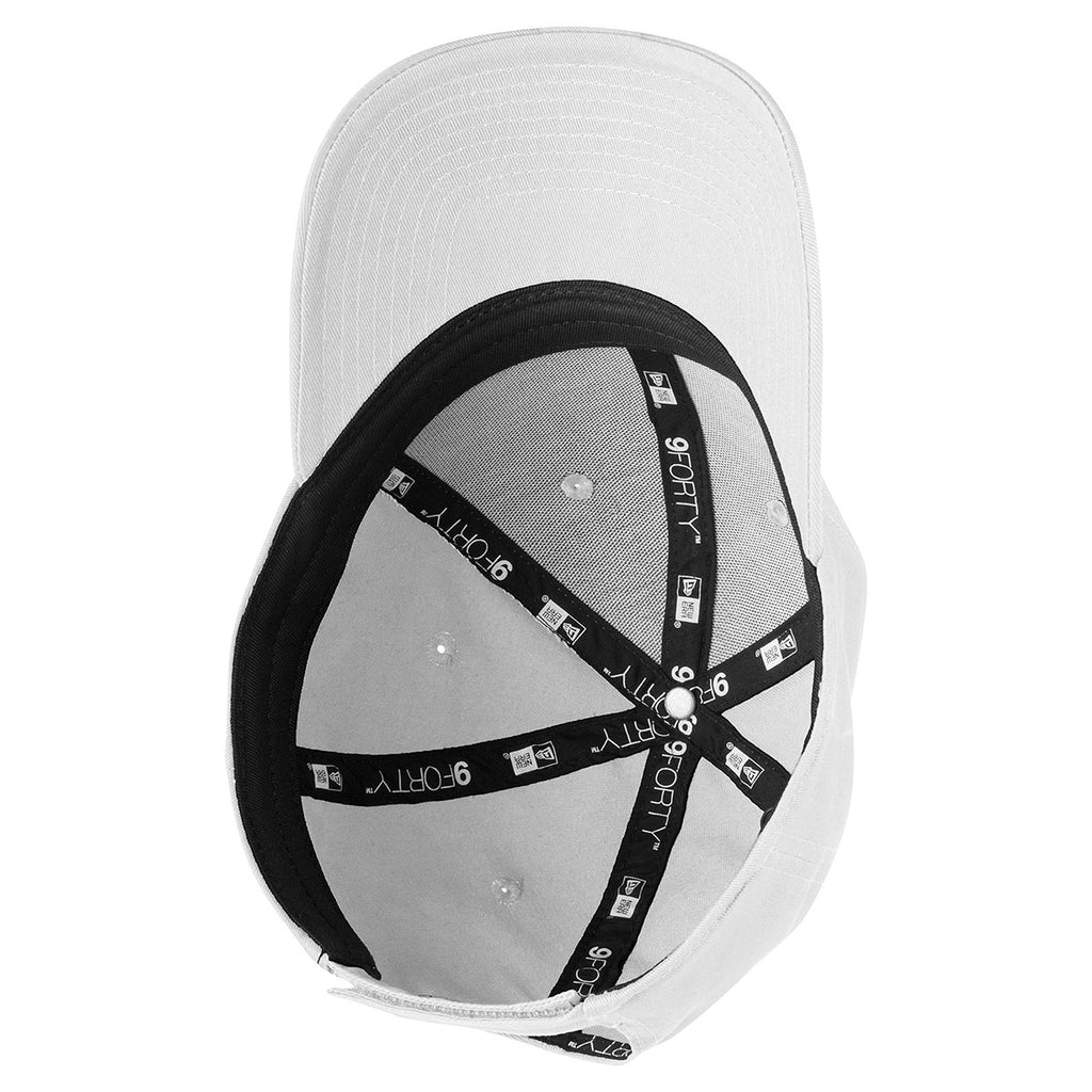 New Era White Adjustable Structured Cap