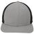 New Era Heather Grey/Black Snapback Low Profile Trucker Cap