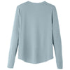 North End Women's Opal Blue Jaq Snap-Up Stretch Performance Pullover