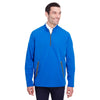 North End Men's Olympic Blue/Carbon Quest Stretch Quarter-Zip