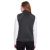 North End Women's Carbon/Black Heather/Black Pioneer Hybrid Vest