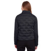 North End Women's Black/Black/Carbon Pioneer Hybrid Bomber Jacket