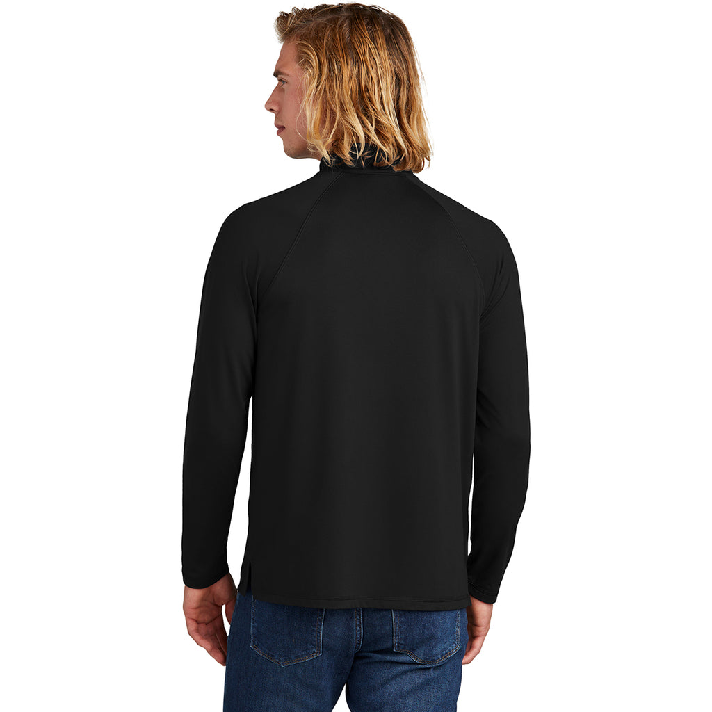 New Era Men's Black Power Half Zip