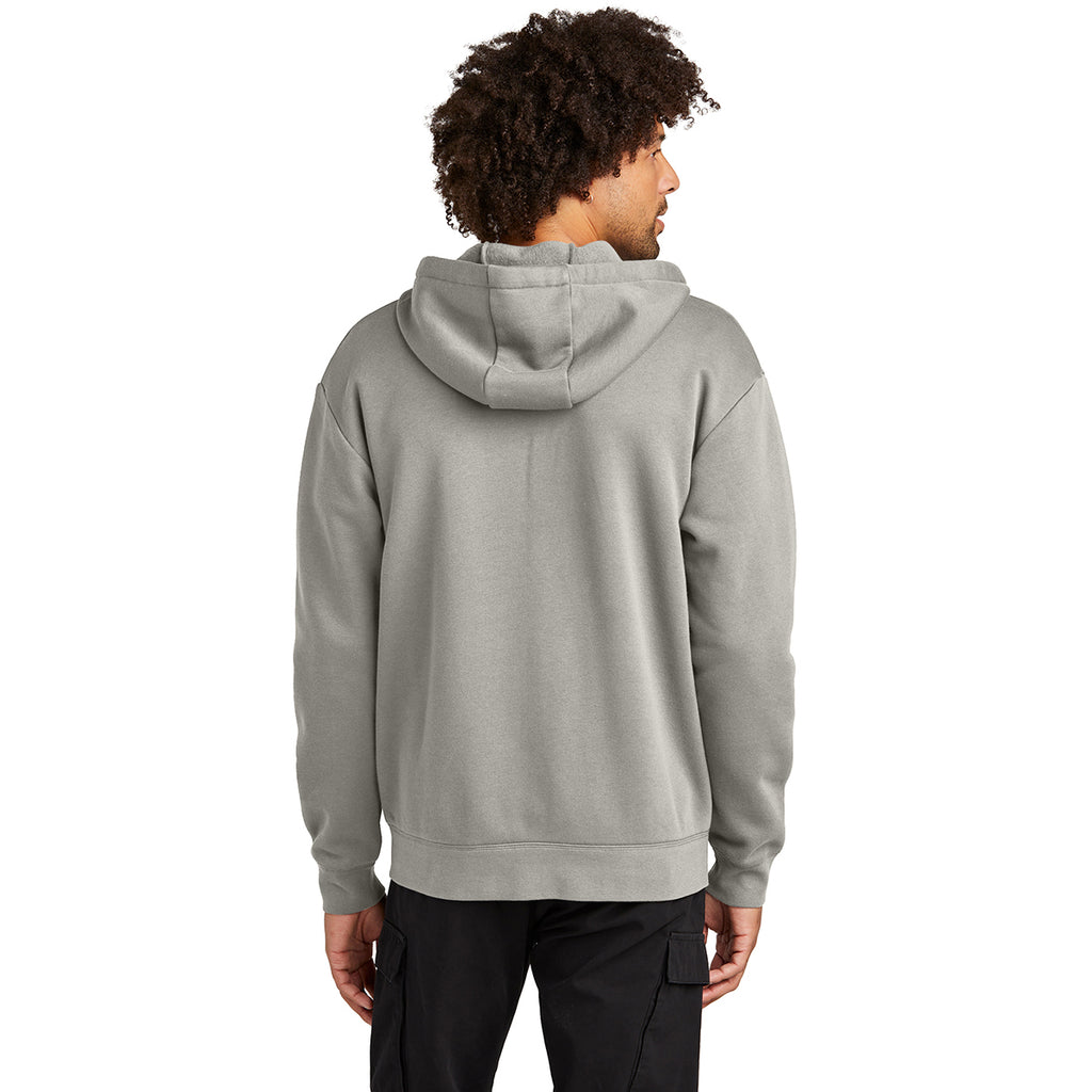 New Era Men's Rainstorm Grey Heritage Fleece Full-Zip Hoodie