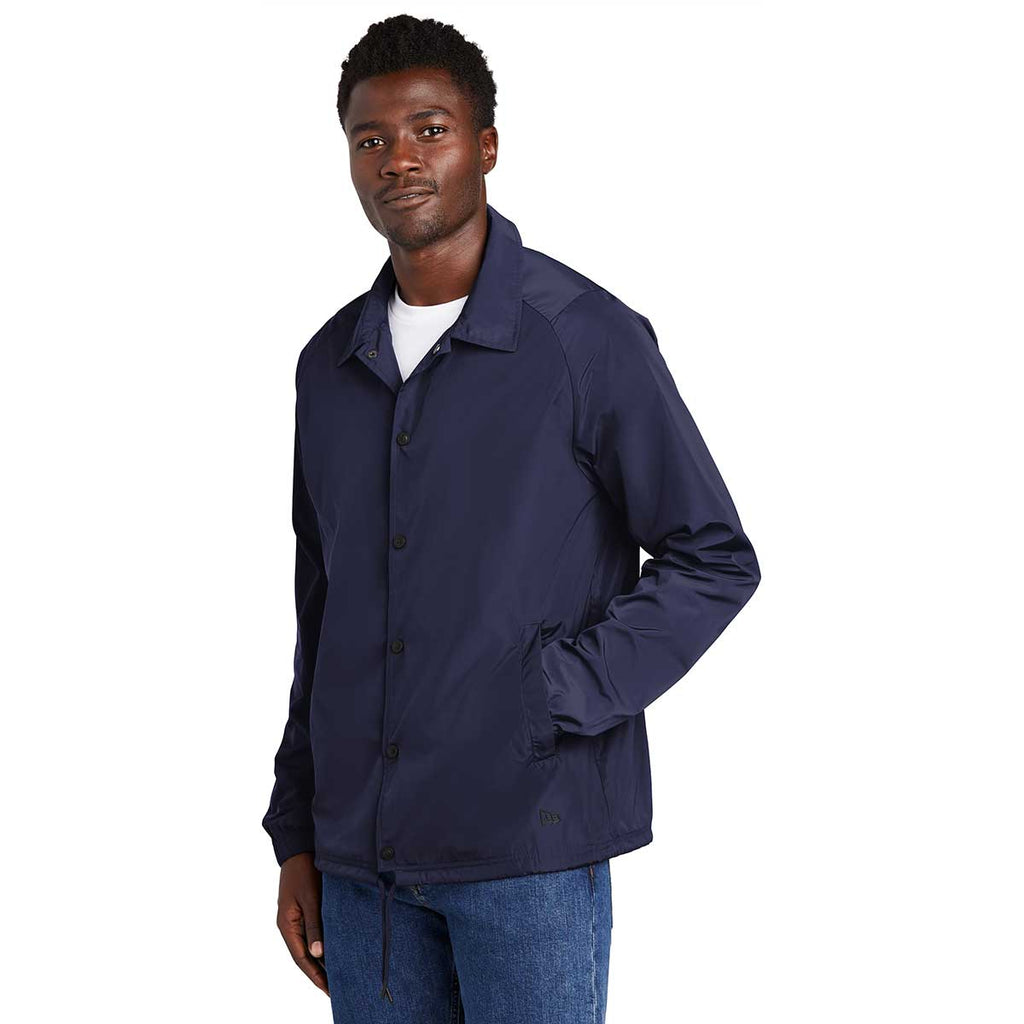 New Era Men's True Navy Coach's Jacket