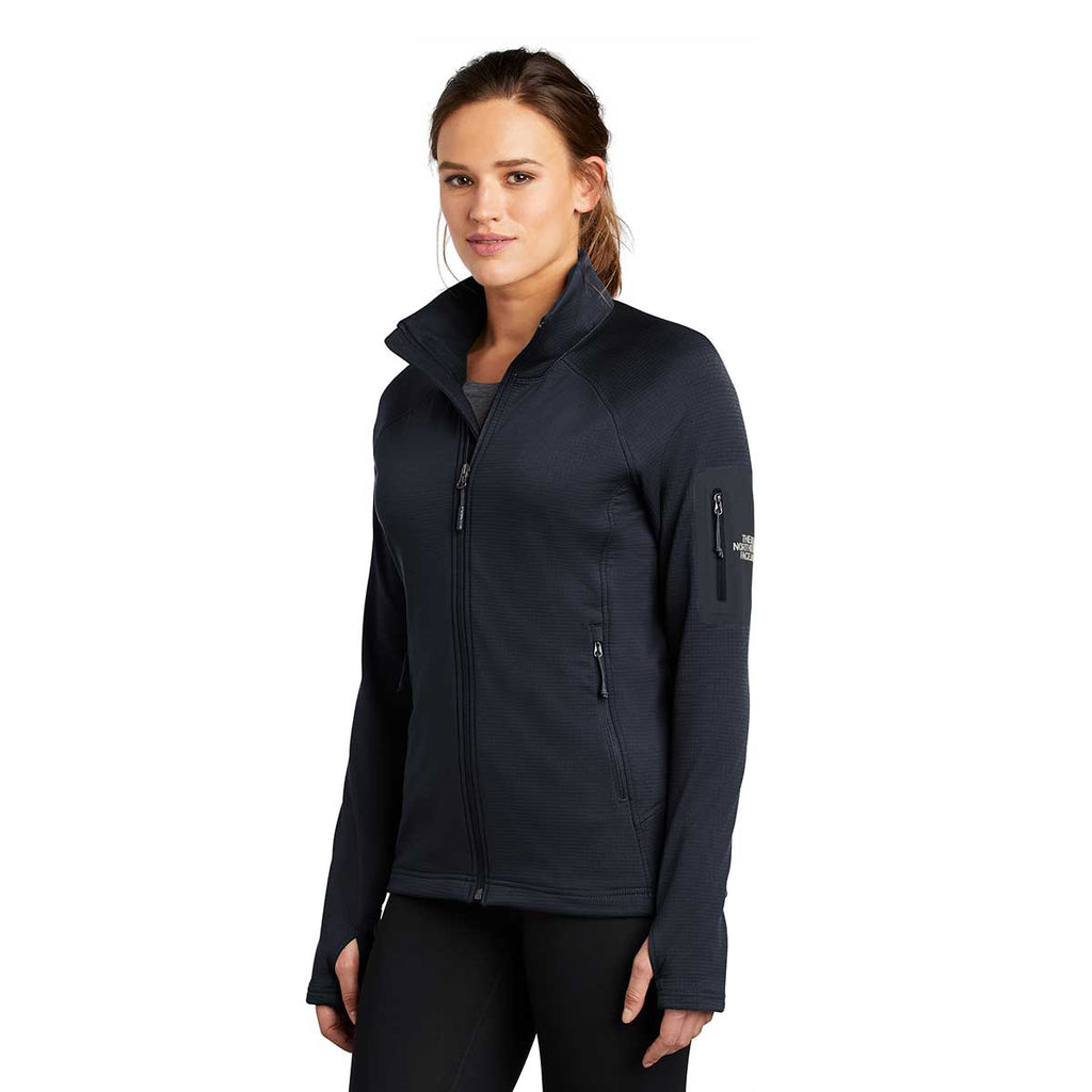 The North Face Women's Urban Navy Mountain Peaks Fleece Full-Zip Jacket