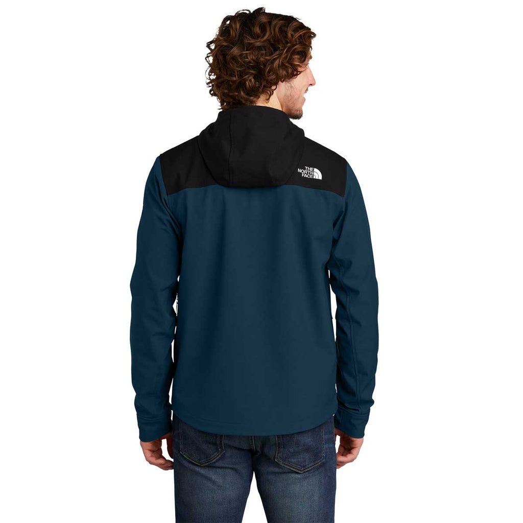 The North Face Men's Blue Wing Castle Rock Hooded Soft Shell Jacket