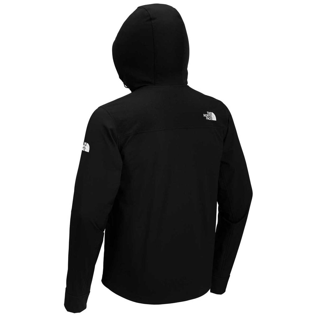 The North Face Men's TNF Black Castle Rock Hooded Soft Shell Jacket