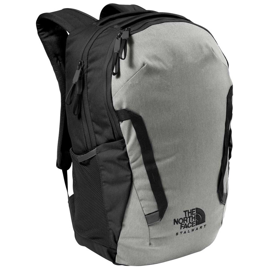 The North Face Mid Grey Dark Heather/TNF Black Stalwart Backpack