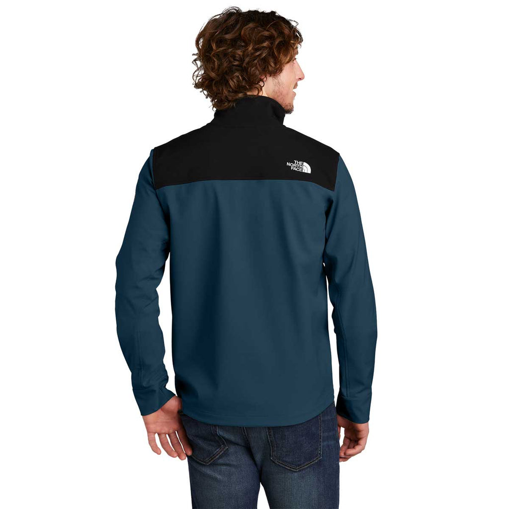 The North Face Men's Blue Wing Castle Rock Soft Shell Jacket