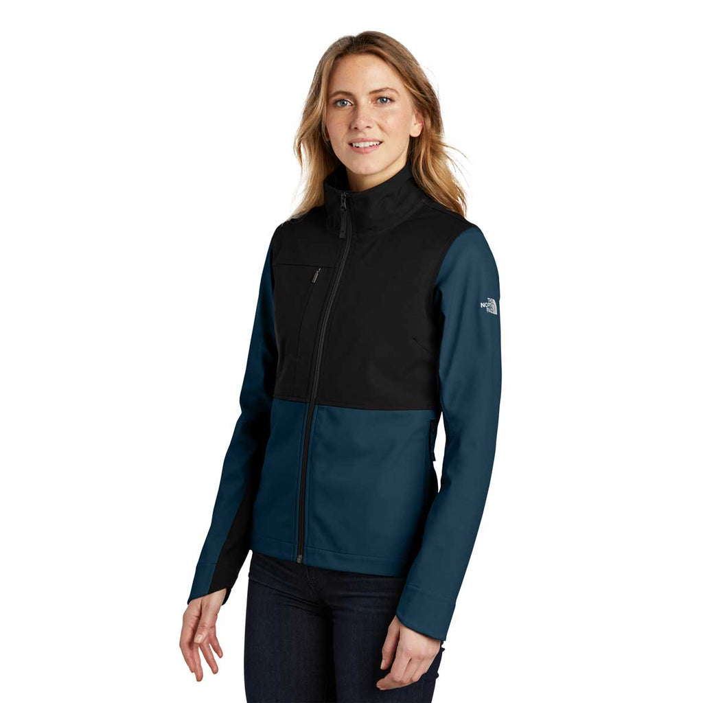 The North Face Women's Blue Wing Castle Rock Soft Shell Jacket