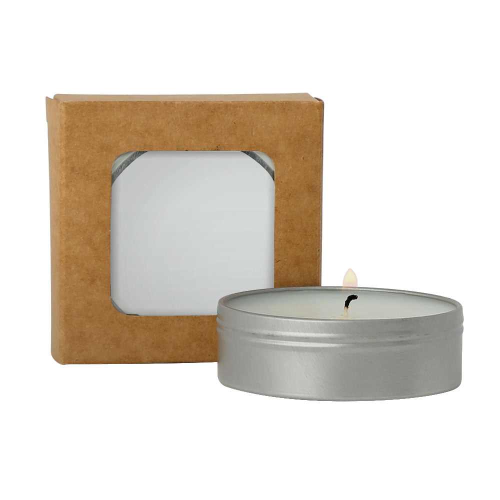 SnugZ Citrus Verbena/Silver Scented Candle in Kraft Window Box 2 oz.