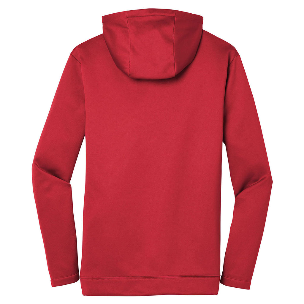 Nike Men's Gym Red Therma-FIT Full-Zip Fleece Hoodie