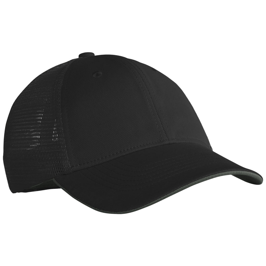 Nike Black/Black Stretch-to-Fit Mesh Back Cap