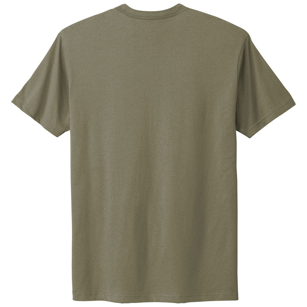 Next Level Unisex Light Olive Cotton Tee