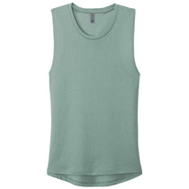 Next Level Women's Stonewash Green Festival Muscle Tank