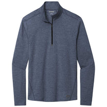 OGIO Men's Blue Indigo Heather Endurance Force Quarter Zip