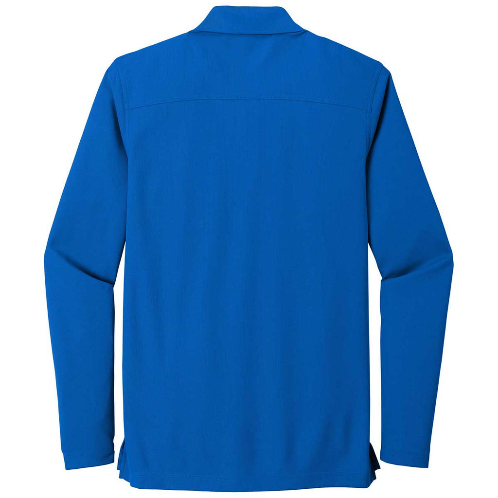 OGIO Men's Electric Blue Caliber 2.0 Long Sleeve Polo