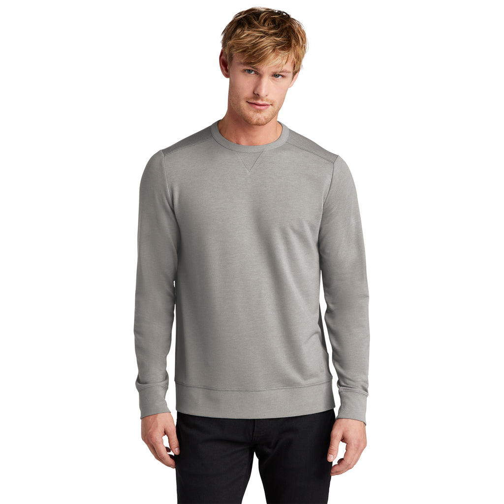 OGIO Men's Petrol Grey Heather Luuma Flex Long Sleeve Crew