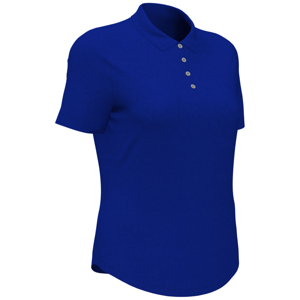 Original Penguin Women's Magnetic Blue Solid Polo