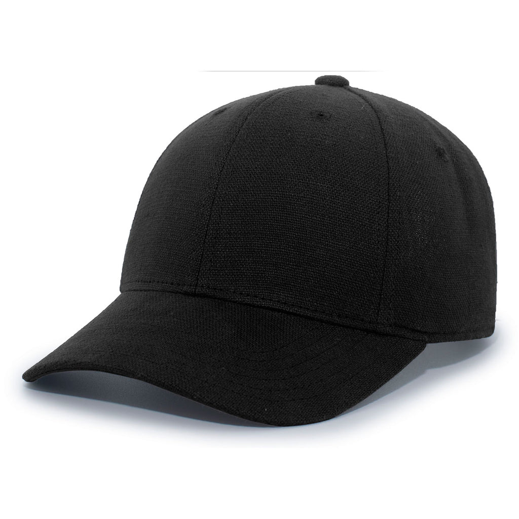 Pacific Headwear Black Hemp Dad Cap