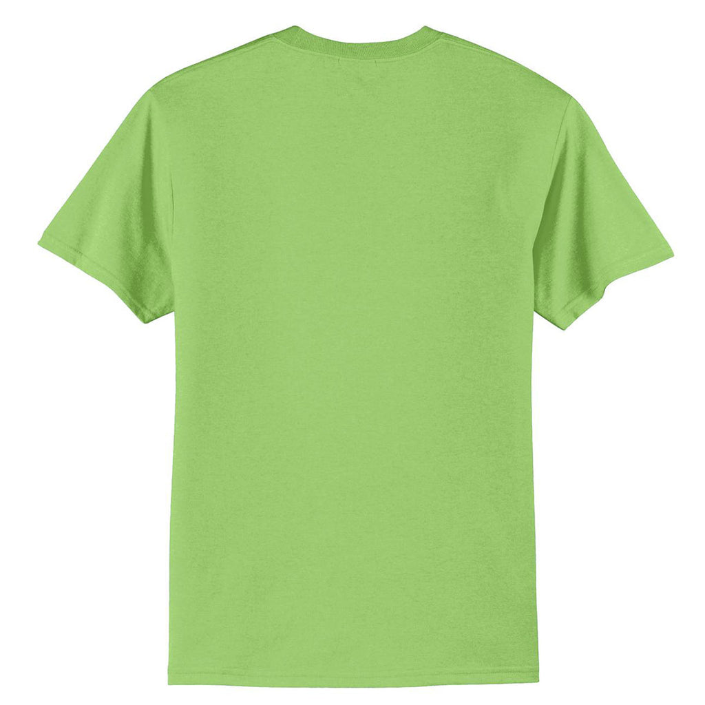 Port & Company Men's Lime Tall Core Blend Tee