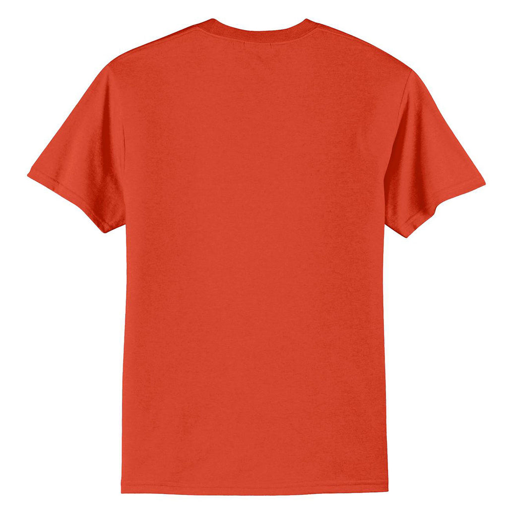 Port & Company Men's Orange Tall Core Blend Tee