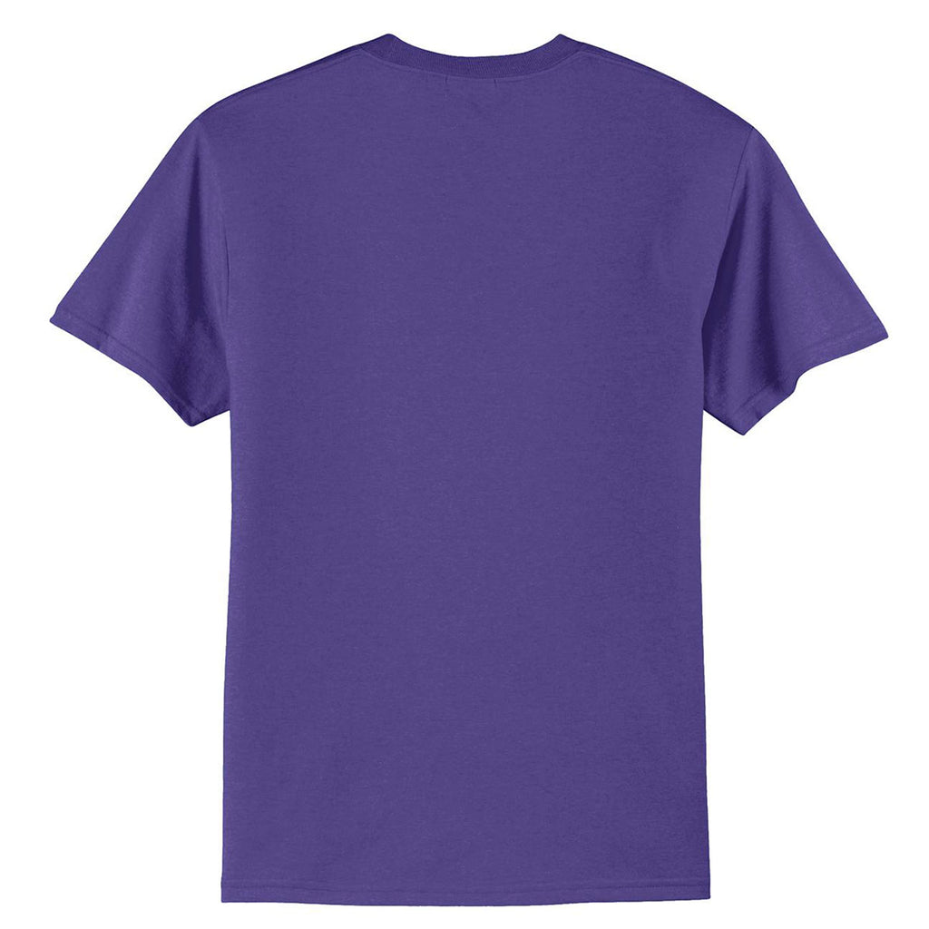 Port & Company Men's Purple Tall Core Blend Tee