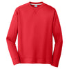 Port & Company Men's Red Performance Fleece Crewneck Sweatshirt