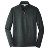 Port & Company Men's Jet Black Performance Fleece 1/4-Zip Pullover Sweatshirt