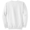 Port & Company Men's White Core Fleece Crewneck Sweatshirt