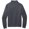 Port & Company Men's Heather Navy Core Fleece Cadet Full-Zip Sweatshirt
