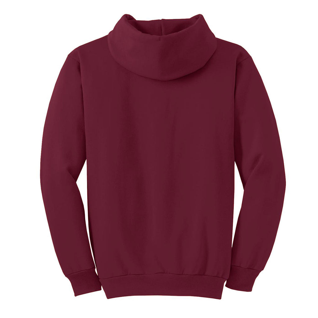 Port & Company Men's Cardinal Essential Fleece Pullover Hooded Sweatshirt